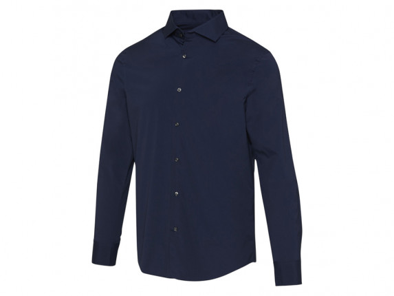 Carnelian мужская рубашка из поплина - Navy Blue