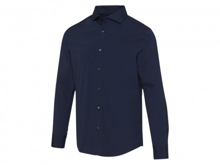 Carnelian мужская рубашка из поплина - Navy Blue