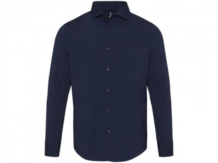 Carnelian мужская рубашка из поплина - Navy Blue