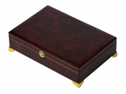 Набор Подарочный, бордовый/серебристый