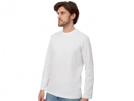 Лонгслив HD Fit мужской, белый