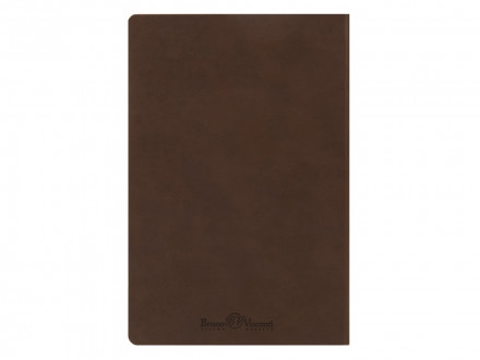 Ежедневник А5 недатированный Megapolis Velvet Flex, коричневый