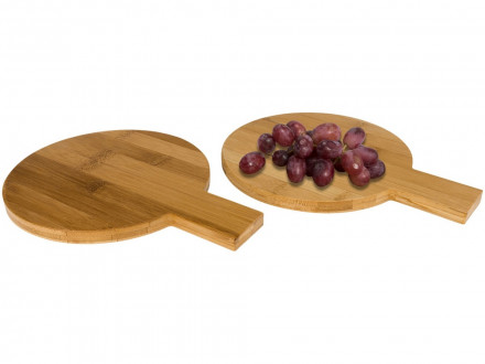 Набор досок Amuse круглые, коричневый