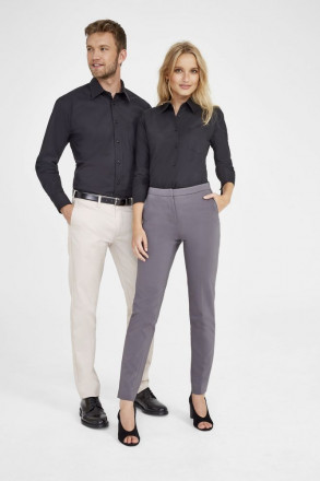 Рубашка мужская с длинным рукавом BRADFORD красная