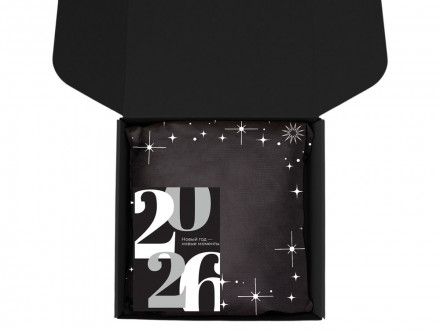 Подарочный набор c термокружкой, чаем, кофе и блокнотом, оранжевый