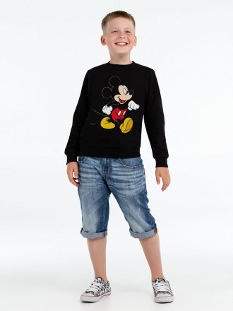 Толстовка детская «Микки Маус. Easygoing», черная