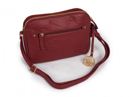 Сумка женская Beverly Hills Polo Club, красный/желтое золото