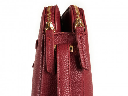 Сумка женская Beverly Hills Polo Club, красный/желтое золото