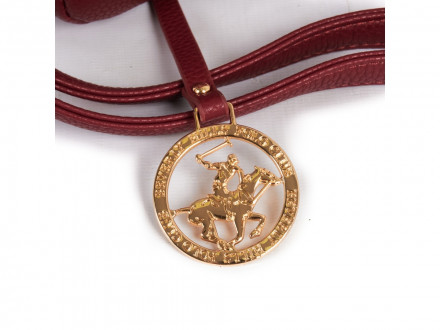 Сумка женская Beverly Hills Polo Club, красный/желтое золото