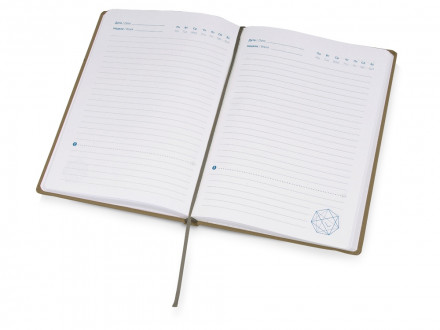 Ежедневник недатированный А5 Strap AR , темно-болотный