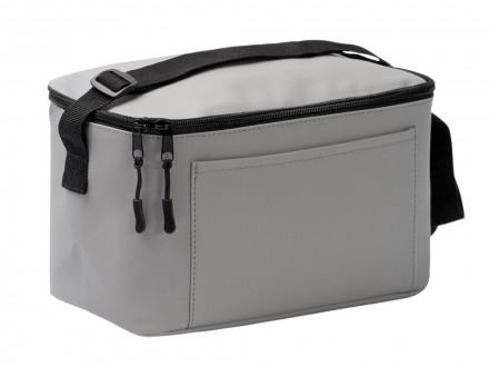 Сумка-холодильник из искусственной кожи с регулируемыми ручками Дэнвер (DENVER), серый