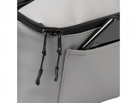 Сумка-холодильник из искусственной кожи с регулируемыми ручками Дэнвер (DENVER), серый