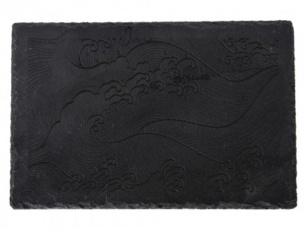 Прямоугольная доска Toscana для закусок, сланцевая 30х20 см