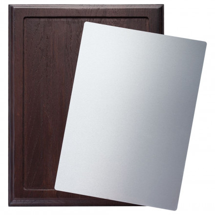 Плакетка Noble Silver, коричневая