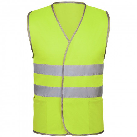 Жилет светоотражающий «Вежливость отражается», желтый неон