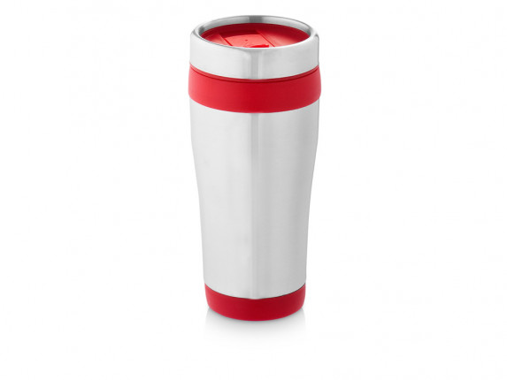 Термостакан Elwood c изоляцией, серебристый/красный