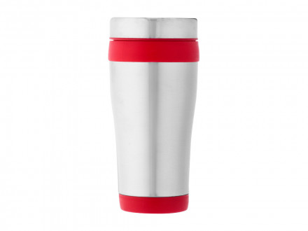 Термостакан Elwood c изоляцией, серебристый/красный