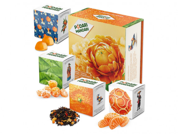 Подарочный набор с чаем и сладостями ПодариМандари