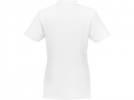 Женское поло Helios с коротким рукавом, белый
