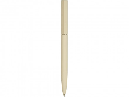 Шариковая металлическая ручка Minimalist софт-тач, бежевый