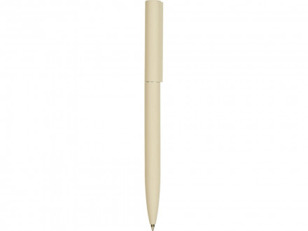 Шариковая металлическая ручка Minimalist софт-тач, бежевый