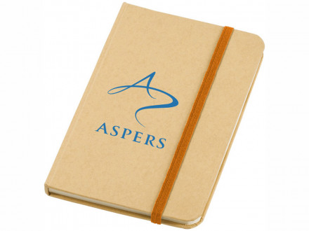 Блокнот А6 Dictum, бежевый/оранжевый