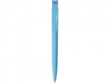 Шариковая ручка из переработанного rPET материала RECYCLED PET PEN F, матовая, голубой