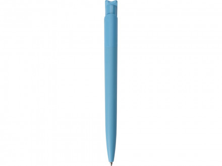 Шариковая ручка из переработанного rPET материала RECYCLED PET PEN F, матовая, голубой