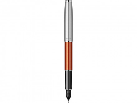 Перьевая ручка Parker Sonnet Essentials Orange SB Steel CT, перо: F, цвет чернил black, в подарочной упаковке.