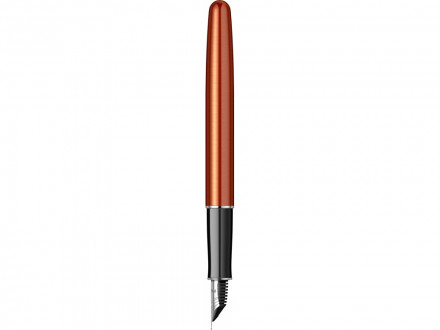 Перьевая ручка Parker Sonnet Essentials Orange SB Steel CT, перо: F, цвет чернил black, в подарочной упаковке.