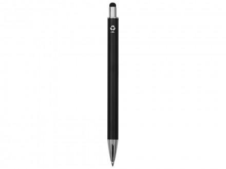 Ручка металлическая шариковая Groove Touch Recy, черный