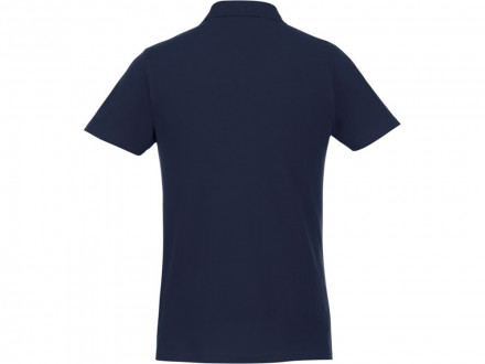 Мужское поло Helios с коротким рукавом, темно-синий