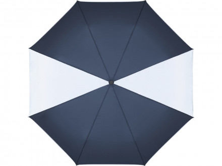 Зонт складной 5477 ColorReflex со светоотражающими клиньями, полуавтомат, красный