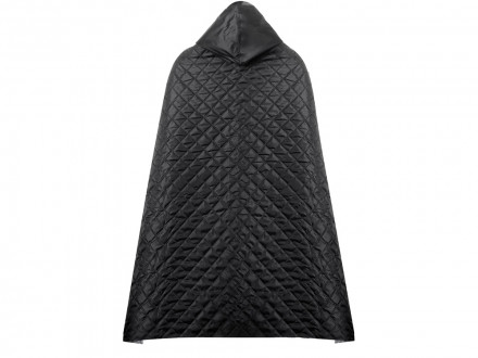 Пончо Cappy с капюшоном на липучке в мешке, черный
