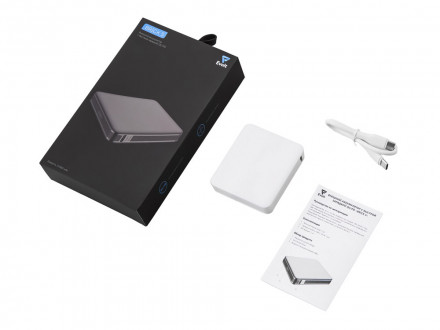 Внешний аккумулятор Brick 5 с быстрой зарядкой PD, 5000 мАч, белый