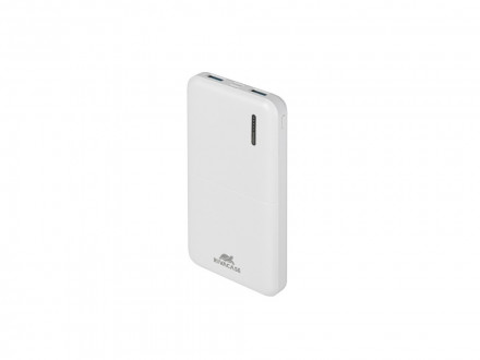 RIVACASE VA2532 (10000 мАч) QC/PD 20W внешний аккумулятор с дисплеем, белый 12/48