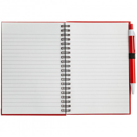 Блокнот Spiral Viral, красный