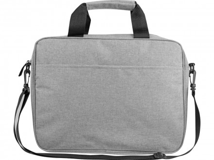 Сумка Брейв для документов и ноутбука 13,3, светло-серый/черный