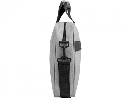 Сумка Брейв для документов и ноутбука 13,3, светло-серый/черный