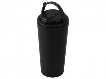 Термокружка с трубочкой Moment Straw, 350 мл, черный