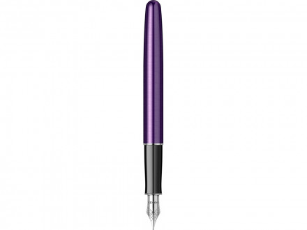 Перьевая ручка Parker Sonnet Essentials Violet SB Steel CT, перо: F, цвет чернил black, в подарочной упаковке.