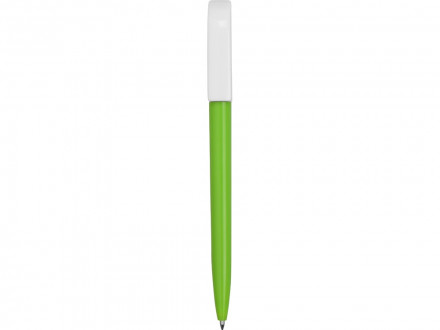 Ручка пластиковая шариковая Миллениум Color BRL, зеленое яблоко/белый