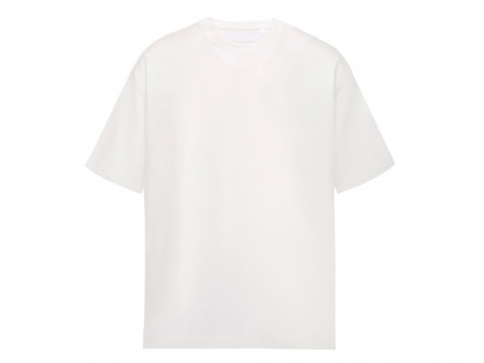 Футболка Kyoto из джерси 180 г/м2 с пич отделкой, унисекс, молочный