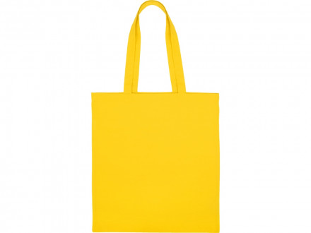 Сумка для шопинга Carryme 140 хлопковая, 140 г/м2, желтый