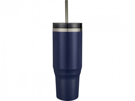 Melbourne кружка 1200 мл, сертифицированная согласно RCS, с соломинкой - Темно - синий