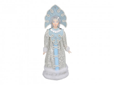 Подарочный набор Новогоднее настроение: кукла-снегурочка, платок