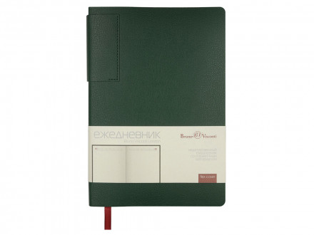 Ежедневник недатированный  А5 LONDON темно-зеленый