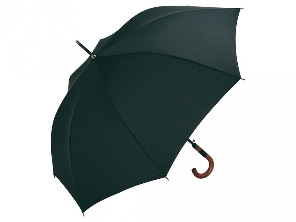 Зонт-трость Fop с деревянной ручкой, черный