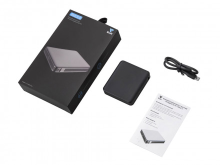 Внешний аккумулятор Brick 5 с быстрой зарядкой PD, 5000 мАч, черный