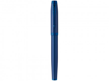 Ручка роллер Parker IM Monochrome Blue, стержень:F, цвет чернил: black, в подарочной упаковке.